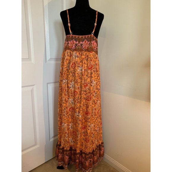 Boho Floral Ruffle Hem Cami Dress - Picture 9 of 10